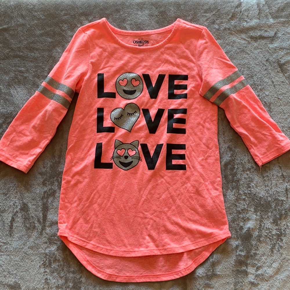 GIRLS 3/4 SLEEVE SHIRT